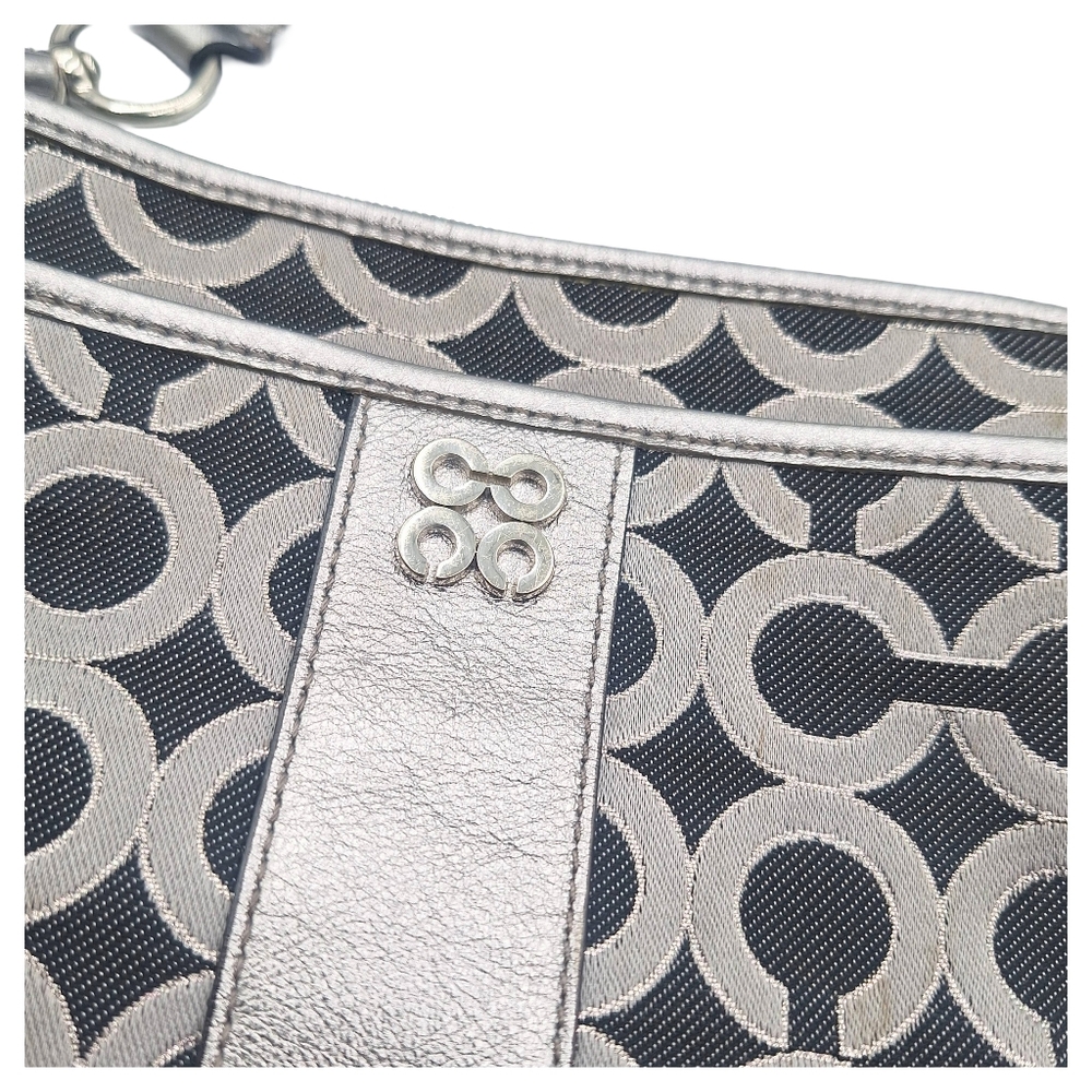 Vintage Coach Julia Signature Op Art Crossbody Bag - Picture 4 of 11